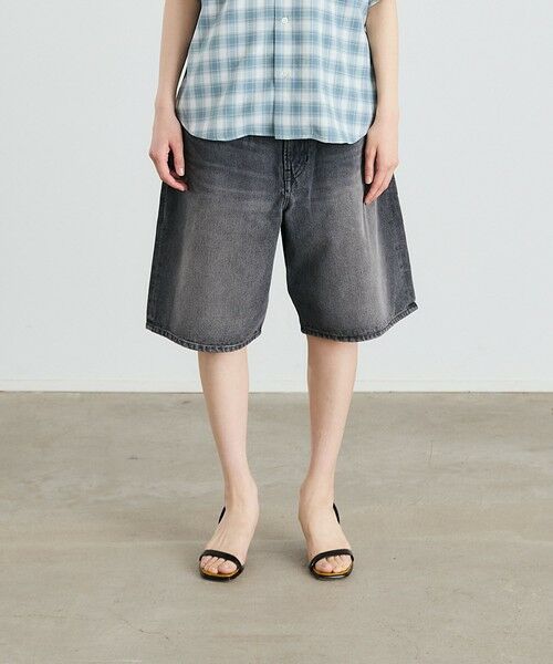 SHIPS / シップス その他パンツ | City Ambient Products: バギー デニム ショーツ(グレー)