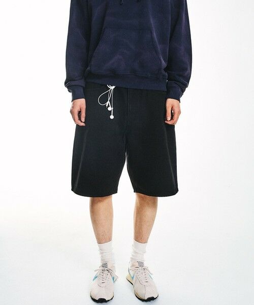 SHIPS / シップス その他パンツ | City Ambient Products: バギー デニム ショーツ(ブラック)