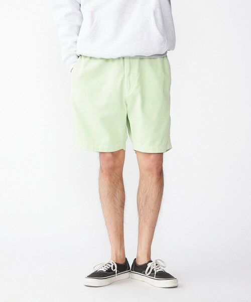 SHIPS / シップス その他パンツ | SHIPS:〈洗濯機可能〉サマー コーデュロイ イージー ショーツ(ライトグリーン)
