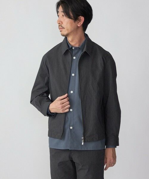 SHIPS / シップス ブルゾン | SHIPS:〈手洗い可能〉ハイパーストレッチ チェック ブルゾン (セットアップ対応) | 詳細1