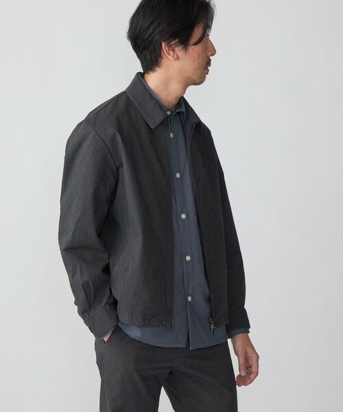 SHIPS / シップス ブルゾン | SHIPS:〈手洗い可能〉ハイパーストレッチ チェック ブルゾン (セットアップ対応) | 詳細4