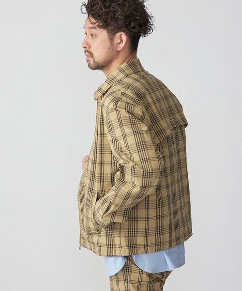 SHIPS / シップス ブルゾン | SHIPS:〈手洗い可能〉ハイパーストレッチ チェック ブルゾン (セットアップ対応) | 詳細12