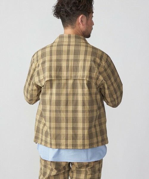 SHIPS / シップス ブルゾン | SHIPS:〈手洗い可能〉ハイパーストレッチ チェック ブルゾン (セットアップ対応) | 詳細13