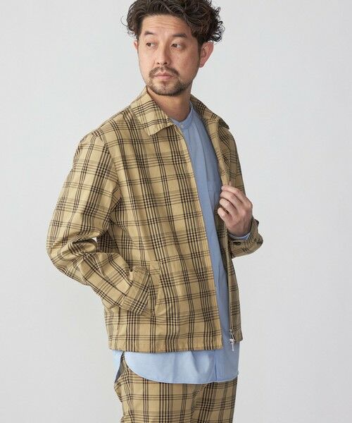 SHIPS / シップス ブルゾン | SHIPS:〈手洗い可能〉ハイパーストレッチ チェック ブルゾン (セットアップ対応) | 詳細14