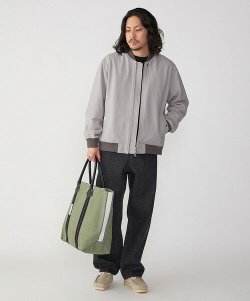 SHIPS / シップス ブルゾン | SHIPS: 〈遮熱・吸汗速乾〉ツイル ジップアップ ライト ブルゾン | 詳細1