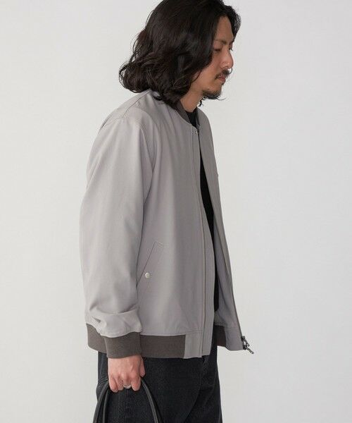 SHIPS / シップス ブルゾン | SHIPS: 〈遮熱・吸汗速乾〉ツイル ジップアップ ライト ブルゾン | 詳細10