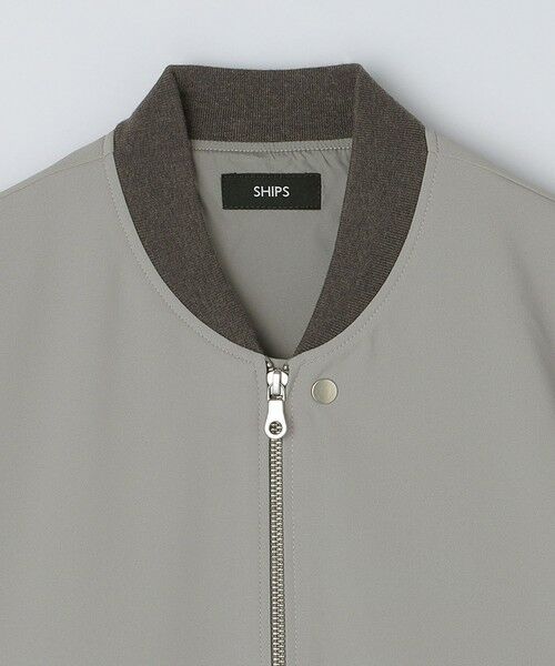 SHIPS / シップス ブルゾン | SHIPS: 〈遮熱・吸汗速乾〉ツイル ジップアップ ライト ブルゾン | 詳細12