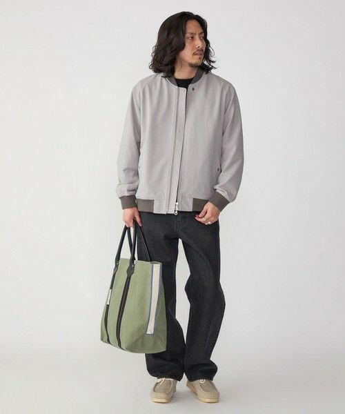 SHIPS / シップス ブルゾン | SHIPS: 〈遮熱・吸汗速乾〉ツイル ジップアップ ライト ブルゾン | 詳細2