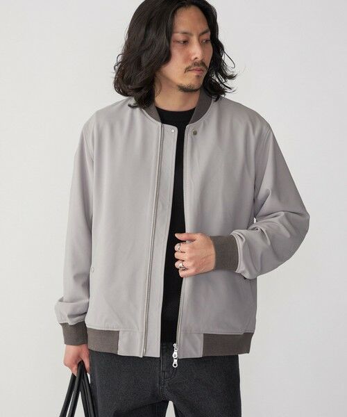 SHIPS / シップス ブルゾン | SHIPS: 〈遮熱・吸汗速乾〉ツイル ジップアップ ライト ブルゾン | 詳細7