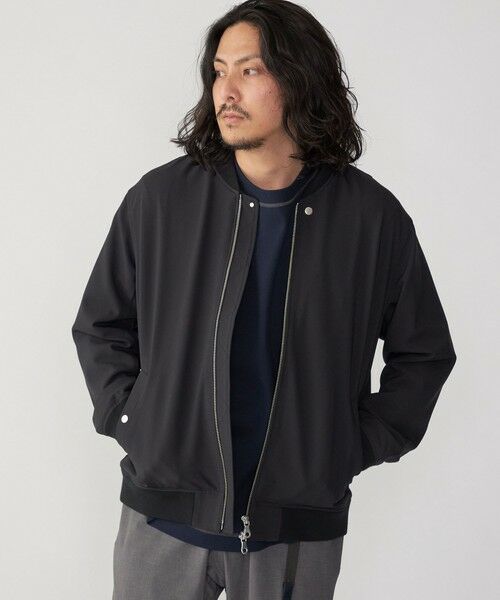 SHIPS / シップス ブルゾン | SHIPS: 〈遮熱・吸汗速乾〉ツイル ジップアップ ライト ブルゾン | 詳細25