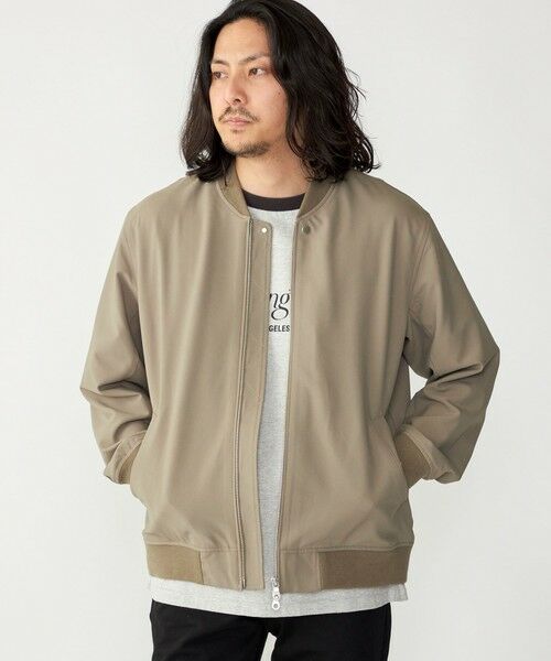 SHIPS / シップス ブルゾン | SHIPS: 〈遮熱・吸汗速乾〉ツイル ジップアップ ライト ブルゾン | 詳細30
