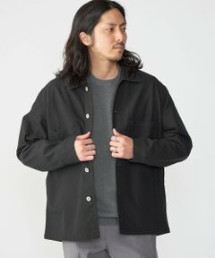 SHIPS / シップス ミリタリージャケット・コート | SHIPS: ハイツイストヤーン コットン ミリタリー シャツ アウター