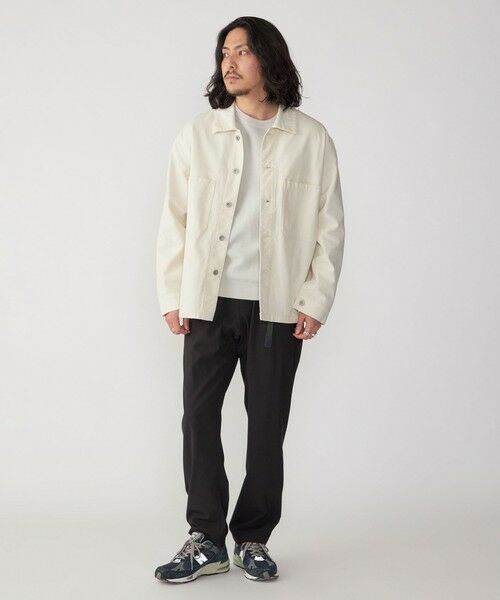SHIPS / シップス ミリタリージャケット・コート | SHIPS: ハイツイストヤーン コットン ミリタリー シャツ アウター | 詳細1