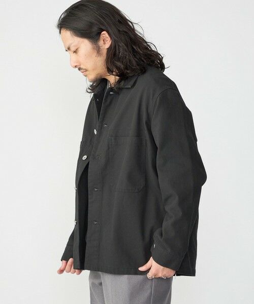 SHIPS / シップス ミリタリージャケット・コート | SHIPS: ハイツイストヤーン コットン ミリタリー シャツ アウター | 詳細14
