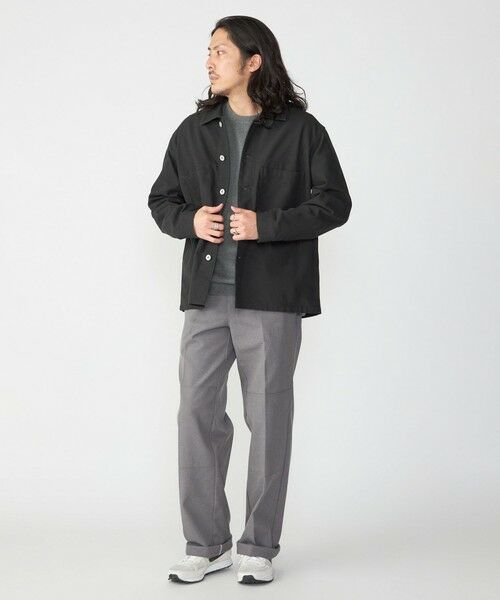 SHIPS / シップス ミリタリージャケット・コート | SHIPS: ハイツイストヤーン コットン ミリタリー シャツ アウター | 詳細8