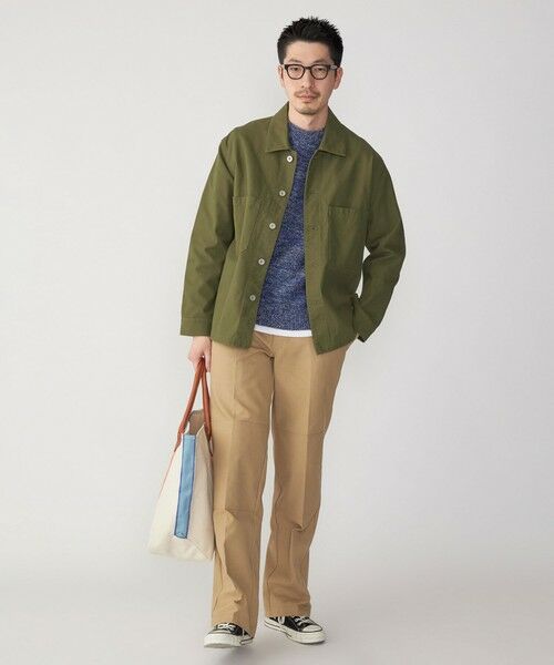 SHIPS / シップス ミリタリージャケット・コート | SHIPS: ハイツイストヤーン コットン ミリタリー シャツ アウター | 詳細19