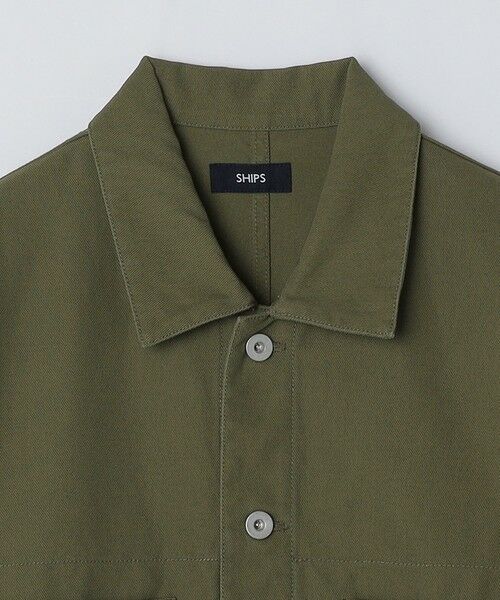 SHIPS / シップス ミリタリージャケット・コート | SHIPS: ハイツイストヤーン コットン ミリタリー シャツ アウター | 詳細23