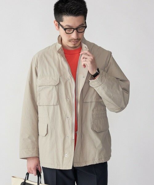 SHIPS / シップス ミリタリージャケット・コート | SHIPS: ライト ナイロン 中綿 M-65 ミリタリー ブルゾン | 詳細5