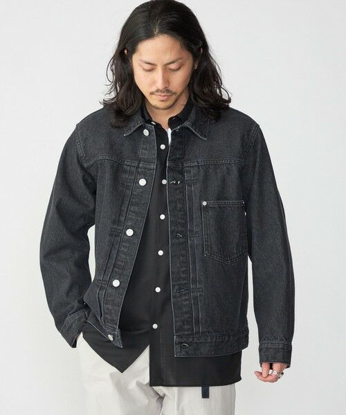 SHIPS / シップス Gジャン・デニムジャケット | SHIPS: 〈セットアップ対応〉13.5oz リラックス デニム トラッカー ジャケット | 詳細6