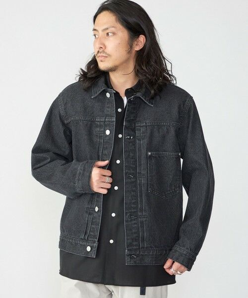 SHIPS / シップス Gジャン・デニムジャケット | SHIPS: 〈セットアップ対応〉13.5oz リラックス デニム トラッカー ジャケット | 詳細7