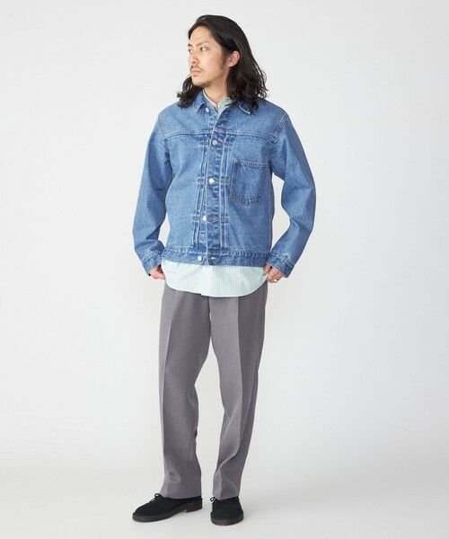 SHIPS / シップス Gジャン・デニムジャケット | SHIPS: 〈セットアップ対応〉13.5oz リラックス デニム トラッカー ジャケット | 詳細9