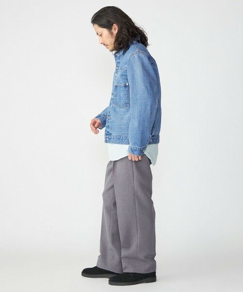 SHIPS / シップス Gジャン・デニムジャケット | SHIPS: 〈セットアップ対応〉13.5oz リラックス デニム トラッカー ジャケット | 詳細10