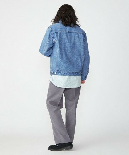 SHIPS / シップス Gジャン・デニムジャケット | SHIPS: 〈セットアップ対応〉13.5oz リラックス デニム トラッカー ジャケット | 詳細11
