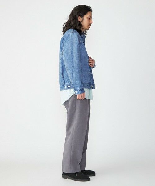 SHIPS / シップス Gジャン・デニムジャケット | SHIPS: 〈セットアップ対応〉13.5oz リラックス デニム トラッカー ジャケット | 詳細12