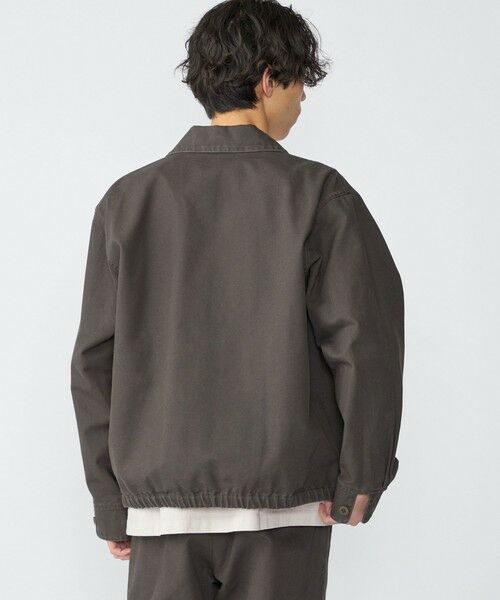 SHIPS / シップス ブルゾン | SHIPS: ストーン ウォッシュ コットン ブルゾン (セットアップ対応) | 詳細9