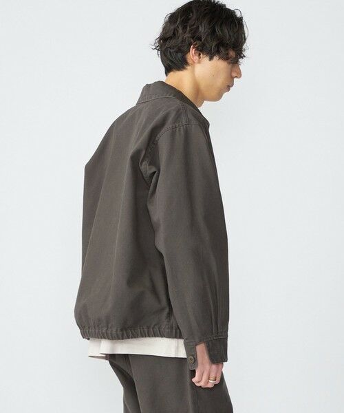 SHIPS / シップス ブルゾン | SHIPS: ストーン ウォッシュ コットン ブルゾン (セットアップ対応) | 詳細10