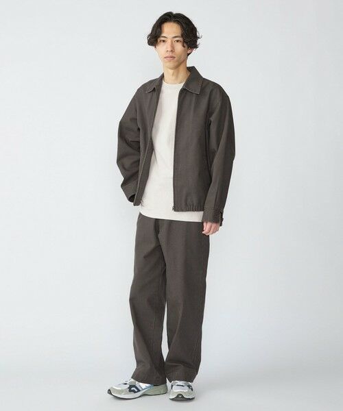 SHIPS / シップス ブルゾン | SHIPS: ストーン ウォッシュ コットン ブルゾン (セットアップ対応) | 詳細3