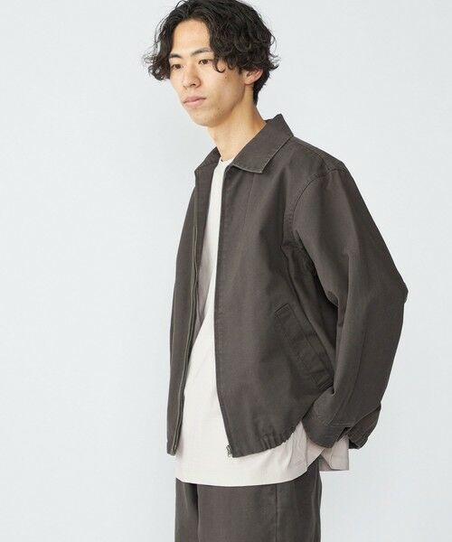 SHIPS / シップス ブルゾン | SHIPS: ストーン ウォッシュ コットン ブルゾン (セットアップ対応) | 詳細7