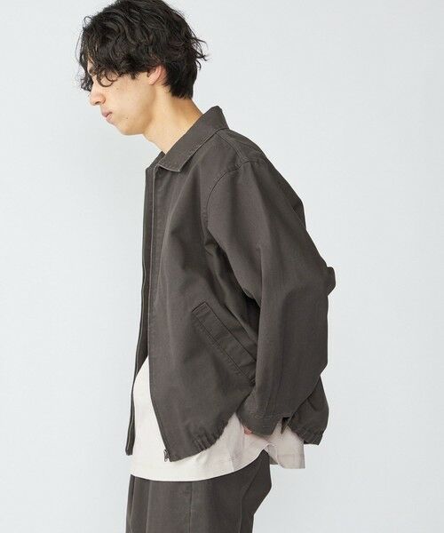 SHIPS / シップス ブルゾン | SHIPS: ストーン ウォッシュ コットン ブルゾン (セットアップ対応) | 詳細8