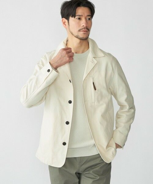 SHIPS / シップス テーラードジャケット | SHIPS: ハイツイスト コットン オックス ユーティリティ ジャケット | 詳細2