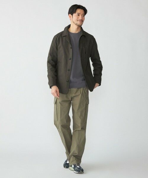 SHIPS / シップス テーラードジャケット | SHIPS: ハイツイスト コットン オックス ユーティリティ ジャケット | 詳細14