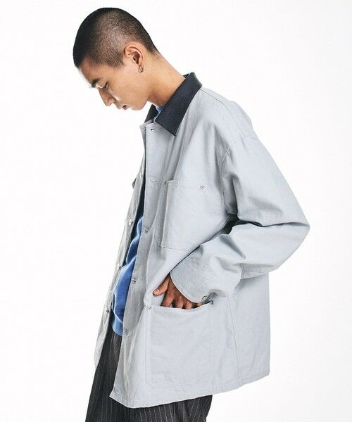 SHIPS / シップス ブルゾン | City Ambient Products: オーバーサイズ カバーオール ワーク ジャケット | 詳細22