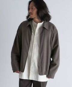 SHIPS / シップス ブルゾン | SHIPS: 〈手洗い可能・ストレッチ・防シワ〉シャツ ジップ ブルゾン