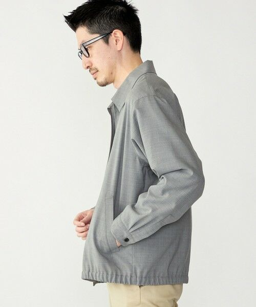 SHIPS / シップス ブルゾン | SHIPS: 〈手洗い可能・ストレッチ・防シワ〉シャツ ジップ ブルゾン | 詳細8