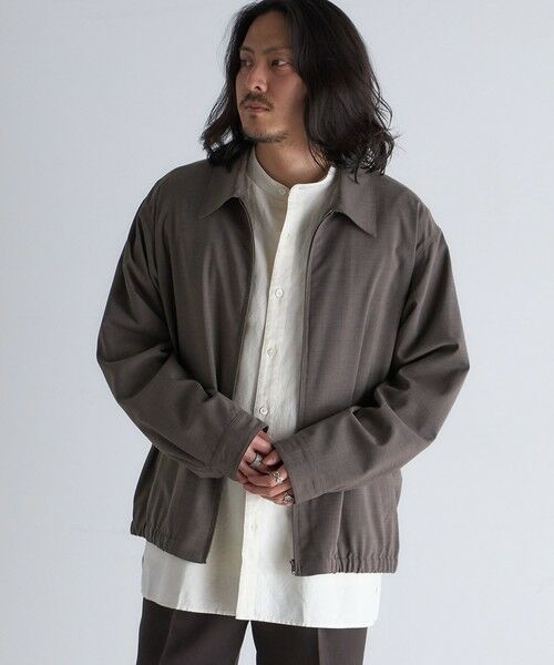 SHIPS / シップス ブルゾン | SHIPS: 〈手洗い可能・ストレッチ・防シワ〉シャツ ジップ ブルゾン | 詳細22