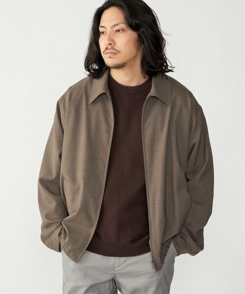 SHIPS / シップス ブルゾン | SHIPS: 〈手洗い可能・ストレッチ・防シワ〉シャツ ジップ ブルゾン | 詳細25