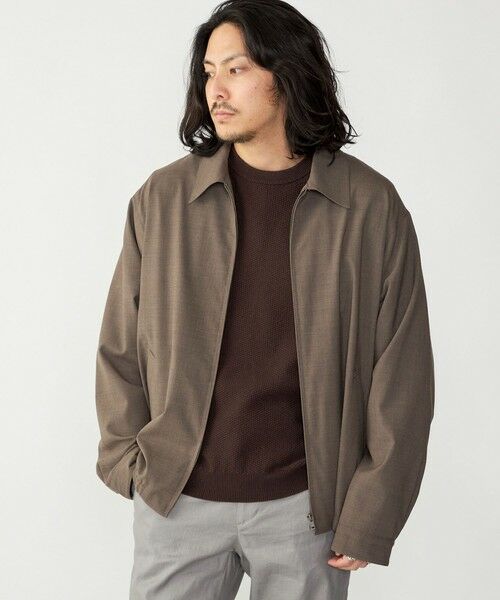 SHIPS / シップス ブルゾン | SHIPS: 〈手洗い可能・ストレッチ・防シワ〉シャツ ジップ ブルゾン | 詳細26