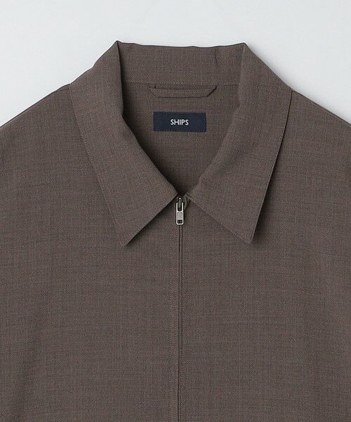 SHIPS / シップス ブルゾン | SHIPS: 〈手洗い可能・ストレッチ・防シワ〉シャツ ジップ ブルゾン | 詳細29