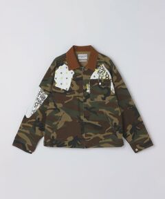 SHIPS / シップス ブルゾン | NOMARHYTHM TEXTILE: SIGN PRINT WORK JACKET