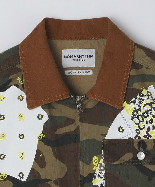 SHIPS / シップス ブルゾン | NOMARHYTHM TEXTILE: SIGN PRINT WORK JACKET | 詳細4