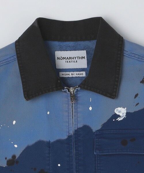SHIPS / シップス ブルゾン | NOMARHYTHM TEXTILE: HAND DYED WORK JACKET | 詳細4