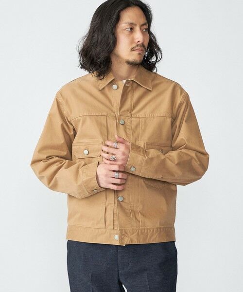 SHIPS / シップス ブルゾン | SHIPS: サテン ストレッチ ピーチ ジャケット | 詳細24