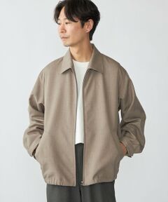 SHIPS / シップス ブルゾン | SHIPS: ウール ライク ポリエステル ジップ ブルゾン