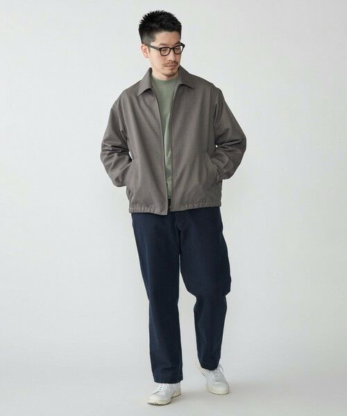 SHIPS / シップス ブルゾン | SHIPS: ウール ライク ポリエステル ジップ ブルゾン | 詳細1