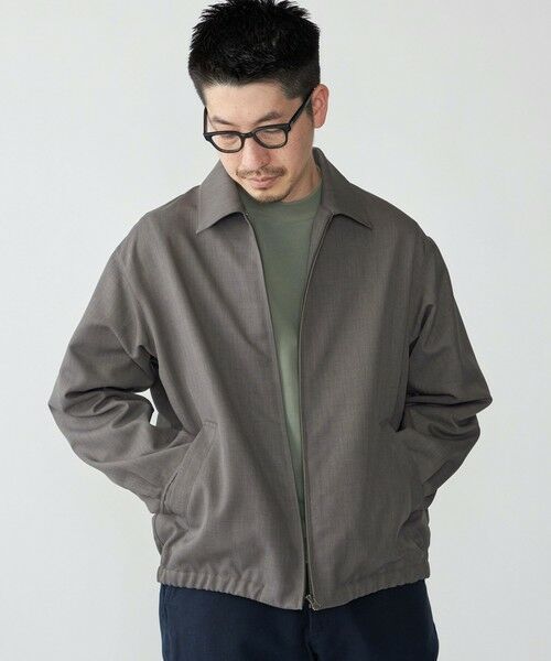 SHIPS / シップス ブルゾン | SHIPS: ウール ライク ポリエステル ジップ ブルゾン | 詳細2