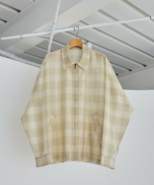 SHIPS / シップス ブルゾン | SHIPS:〈洗濯機可能〉ローン シャツ ジップ ブルゾン(ベージュ)